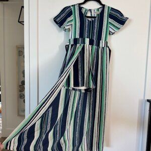 Poppies and Roses Romper